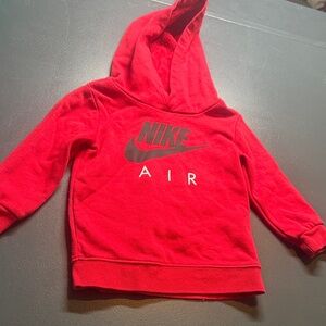 Nike Kids Bright Red Air Hoodie